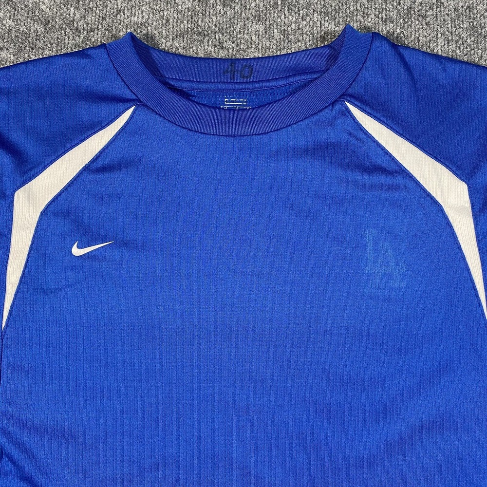 Vintage Y2K Los Angelas LA Dodgers Nike Sphere Dry Short Sleeve Baseball Shirt